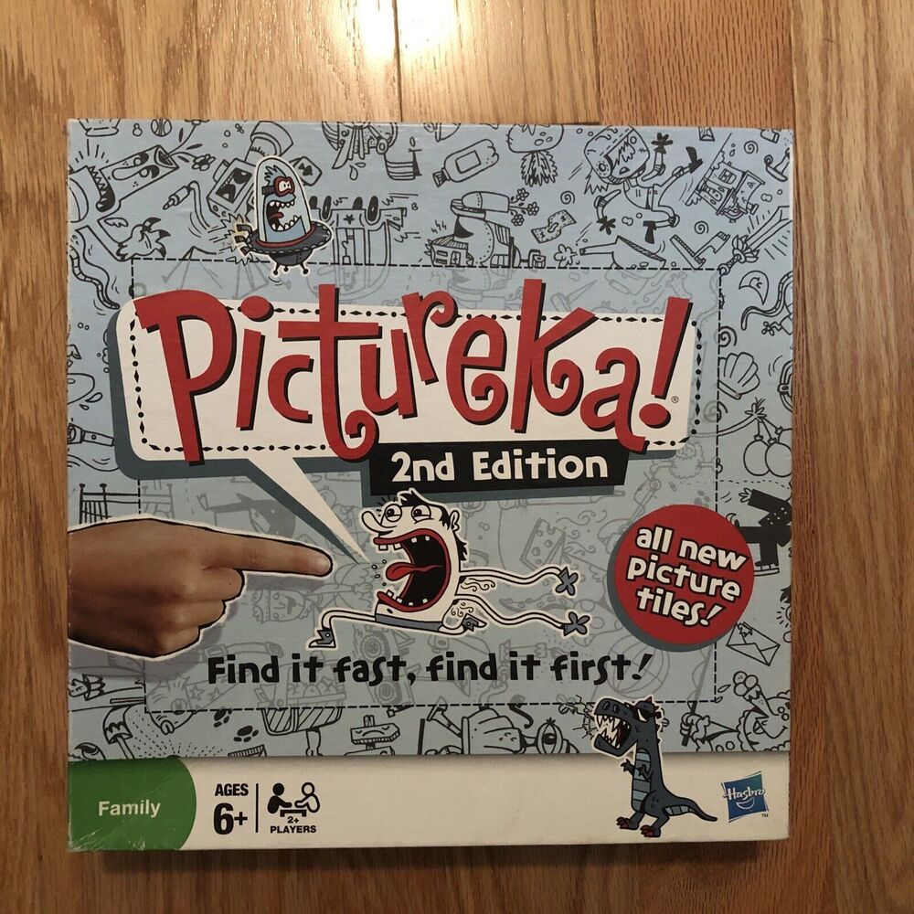 Pictureka! 2nd Edition 2009 Hasbro‎ Family Board Game Ages 6+